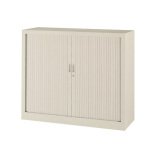 Armoire basse à rideaux monoblocs Généric 100 x 120 cm