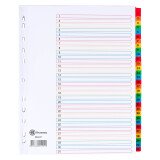 JMB set of large numbered dividers, Bristol board with Mylar tabs, 31 divisions