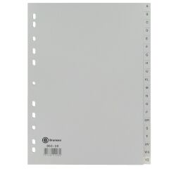 Set alfabetische tabbladen 20 onderverdelingen polypropyleen A4 JMB
