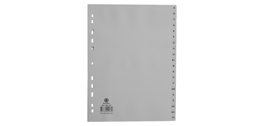 JMB set of alphabetical dividers, polypropylene, A4, 20 divisions