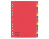 Separadores polipropileno A-Z A4 20 divisiones multicolor Bruneau