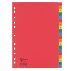 Separadores polipropileno A-Z A4 20 divisiones multicolor Bruneau