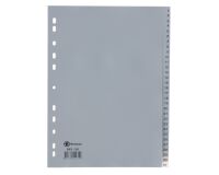 Separadores numéricos A4 31 divisiones polipropileno gris Bruneau