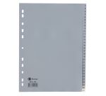 Separadores numéricos A4 31 divisiones polipropileno gris Bruneau