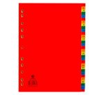 Subject dividers numeric 31 divisions polypropylene colour A4 JMB