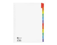 JMB set of monthly dividers, French version, Bristol cardboard, colour, A4