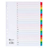 JMB set of large alphabetical dividers, Bristol board with Mylar tabs, 20 divisions