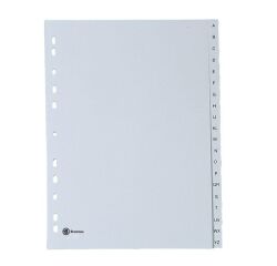Set maxi tabbladen alfabetisch polypropyleen 20 onderverdelingen JMB
