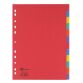 JMB set of 12 dividers, A4, glossy cardboard, colour