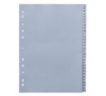 Jeu 31 intercalaires numériques polypropylène gris 12/100e - Maxiburo