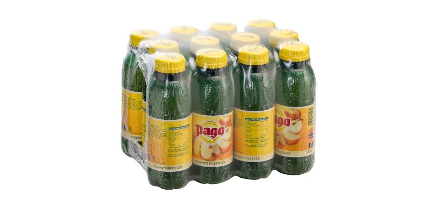 Pack of 12 bottles apple juce Pago 33 cl