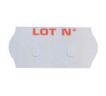 Etiquetas "lote Nº" 26 x 12 mm para etiquetadora Kendo - rollo de 1500 etiquetas
