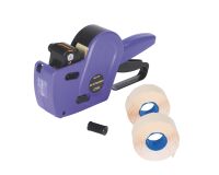 Pack Etikettierzange Kendo mit 8 + 2 Etikettenrollen und 1 Tintenrolle