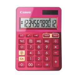 Calculadora Canon LS-123K 12 dígitos Rosa