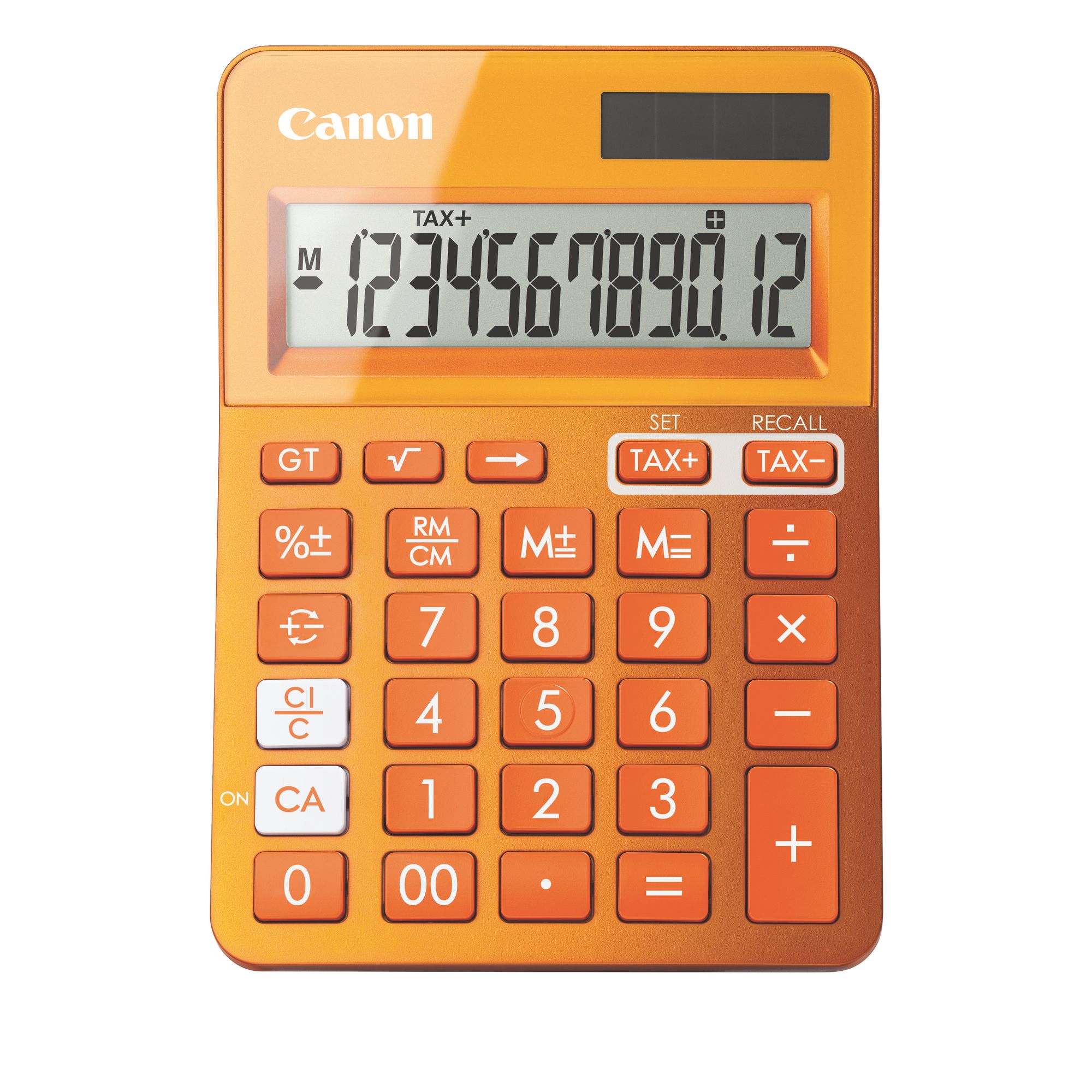 Calcolatrice da tavolo Canon LS123K 12 cifre arancione su
