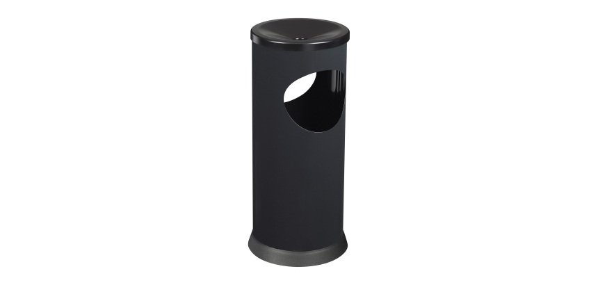 Cendrier corbeille d'intérieur Kipso Rossignol noir 17,5 litres