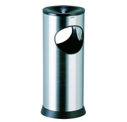 Cenicero de interior Kipso Rossignol de acero inoxidable cepillado 17,5 litros