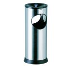 Cendrier corbeille d'intérieur Rossignol Kipso inox brossé