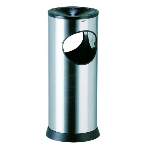 Cenicero de interior Kipso Rossignol de acero inoxidable cepillado 17,5 litros