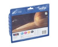 Brother LC1100 Pack cartouche de 4 couleurs pour imprimante jet d'encre