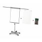 Pack Paperboard - Pack chevalet mobile Universal triangle + 5 blocs standards + 4 marqueurs Prockey Uni-Ball