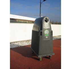 Colonne de tri 800 L Movea tri sélectif gris