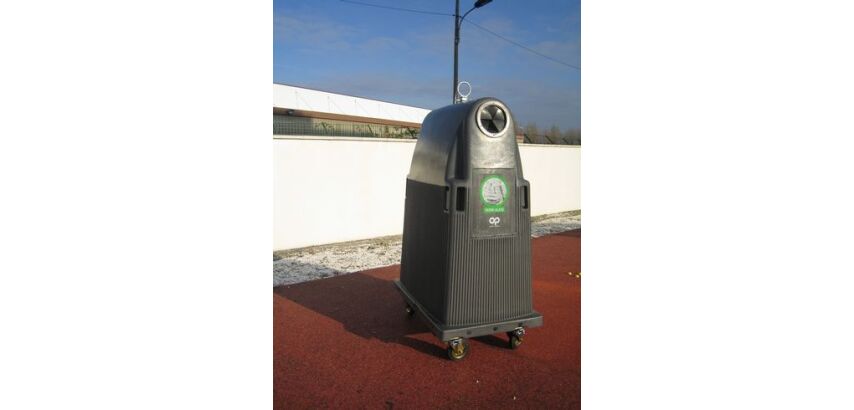 Colonne de tri 800 L Movea tri sélectif gris
