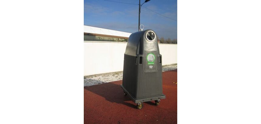 Colonne de tri 800 L Movea tri sélectif gris