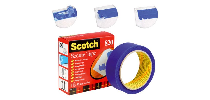 Cinta precinto postal Scotch