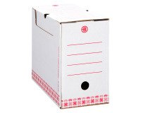 Cajas de archivo en cartón blanco A4 Bruneau