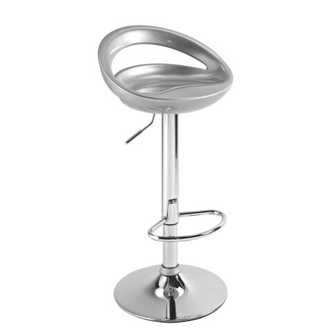 Taburete alto de bar Dollo gris
