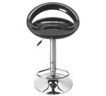 Tabouret haut Disco coque échancrée
