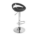Tabouret haut Disco coque échancrée