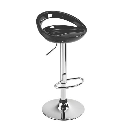 Taburete alto de bar Dollo negro