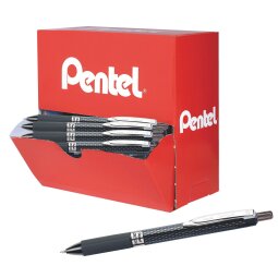 Pack van 36 balpennen Pentel OH! Gel zwart + 12 gratis