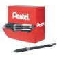 Pack von 36 Kugelschreiber Pentel OH! Gel schwarz + 12 gratis