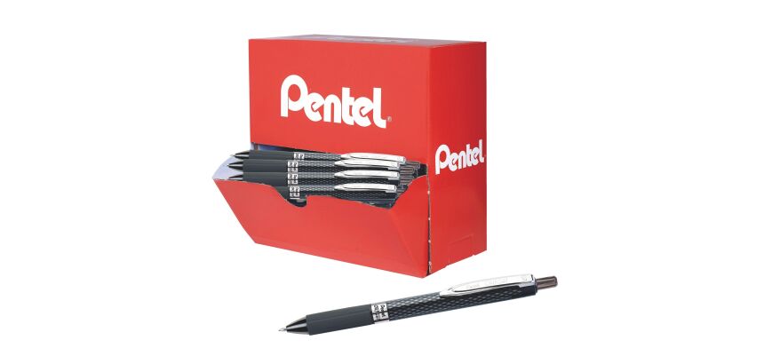 Pack de 36 bolígrafos Pentel OH! Gel negros + 12 gratis