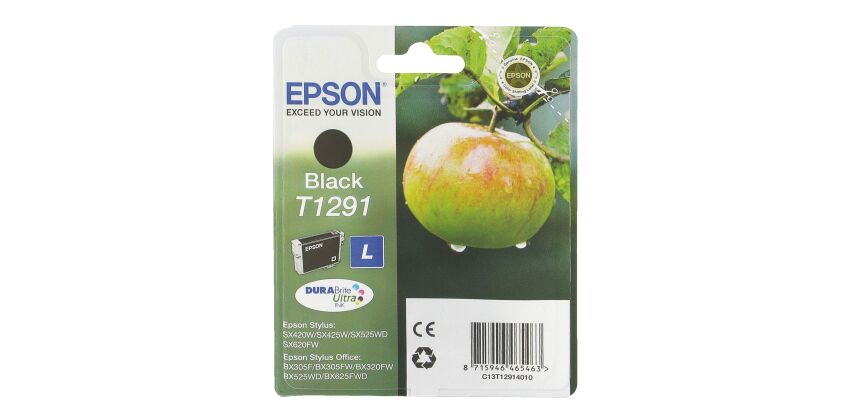 Cartouche Epson T1291 noire pour imprimante jet d'encre