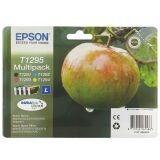 Epson T1295 / C13T12954010 Pack 4 Cartuchos originales negro + tricolor alta capacidad (400 + 3 x 580 páginas)