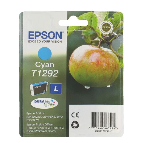 Epson T129 cartucho original Cian (580 páginas)