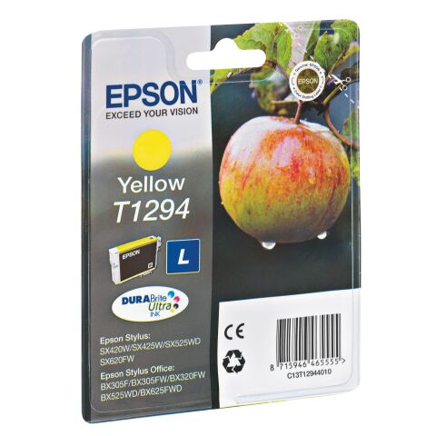 Epson T129 cartucho original Amarillo (580 páginas)