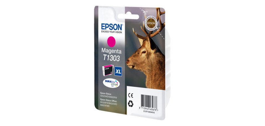 Cartouche Epson T130 couleurs séparées pour imprimante jet d'encre