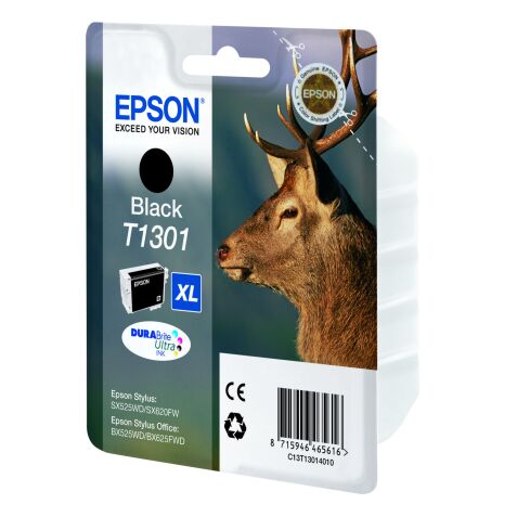 Epson T1301 / C13T13014010 Cartucho original negro de alta capacidad (945 páginas)