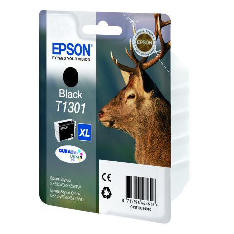 Epson T1301 / C13T13014010 Cartucho original negro de alta capacidad (945 páginas)