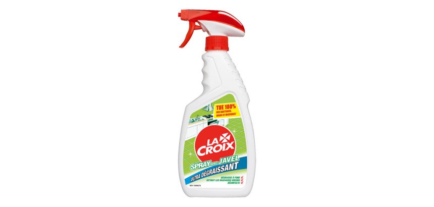 Javel ultra dégraissant La Croix 2 en 1 - Spay de 500 ml