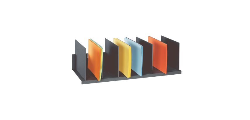 Trieur de classement 8 séparations réglables couleur