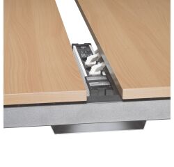 Canaleta pasacables horizontal universal para conjuntos de mesa An 60 x Fon 23 x Alt 10 cm