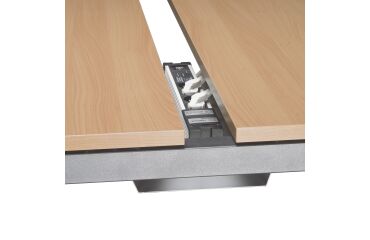 Canaleta pasacables horizontal universal para conjuntos de mesa An 60 x Fon 23 x Alt 10 cm
