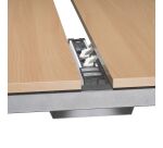 Canaleta pasacables horizontal universal para conjuntos de mesa An 60 x Fon 23 x Alt 10 cm