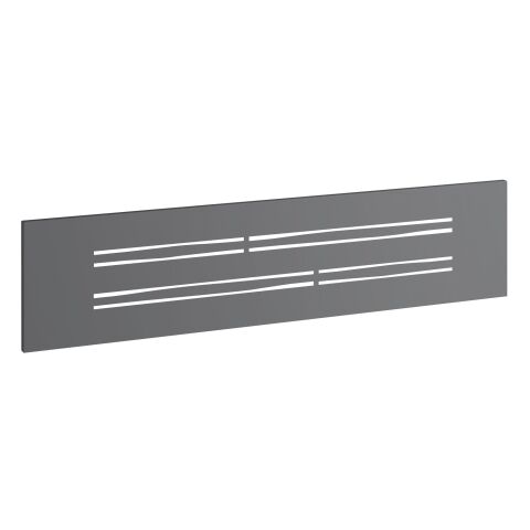 Panel de fondo Gris antracita para escritorio Arko 140 cm